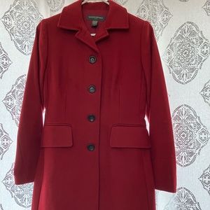 Women’s Banana Republic Red Wool Coat